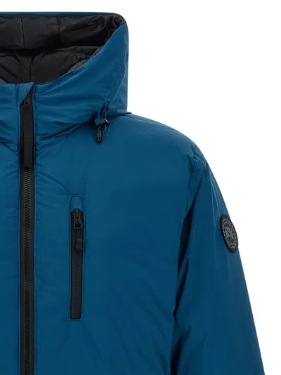 Canada Goose Teal Green Polyester Lodge Down Jacket In Blue