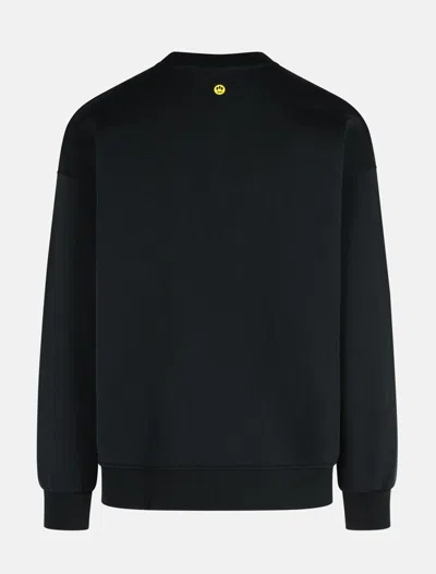 Barrow Round-neck Printed Sweatshirt In Purple