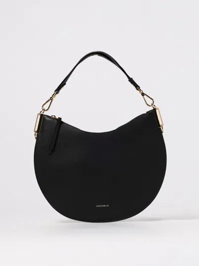 Coccinelle Sunup Medium Hobo Bag In Black