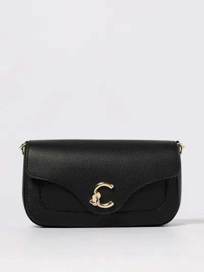 Coccinelle C-me Medium Shoulder Bag In Black