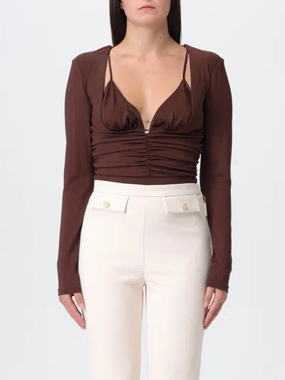 Elisabetta Franchi Top - Marrón In Brown