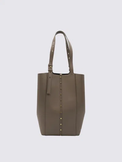 Golden Goose Studded Detail Adjustable Strap Tote Bag In Sand