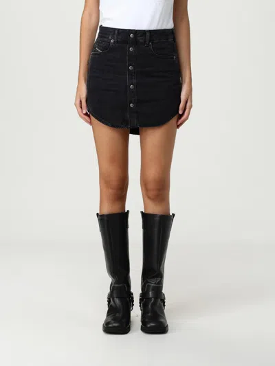 Diesel De-ard Black Skirt In Black