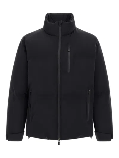 Herno New Impact High-neck Short Down Jacket Clothing In Black