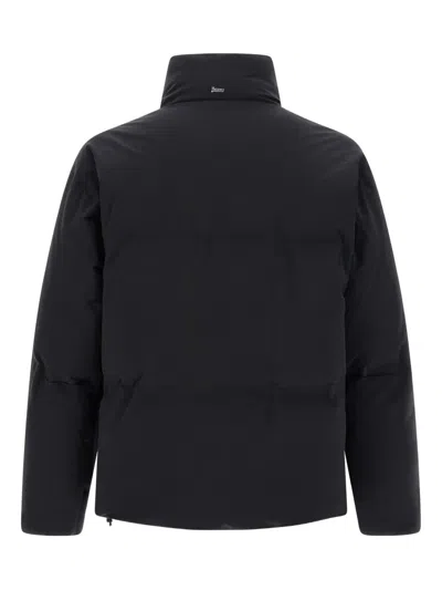 Herno New Impact High-neck Short Down Jacket Clothing In Black