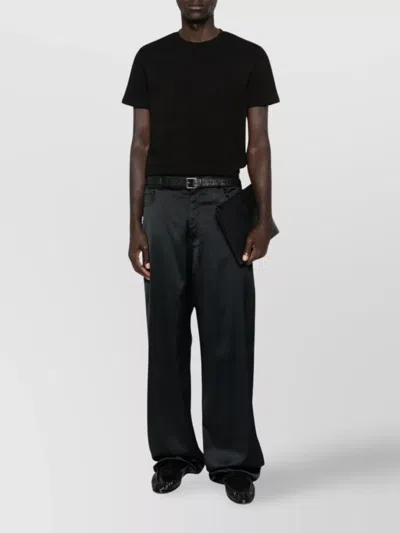 Saint Laurent Cassandre T-shirt In Black