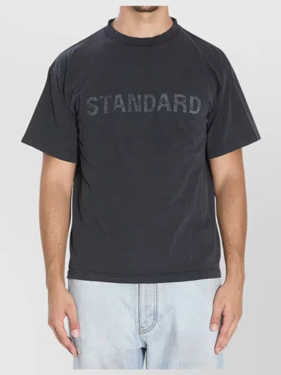 Balenciaga "standard" T-shirt By Bb In Gray