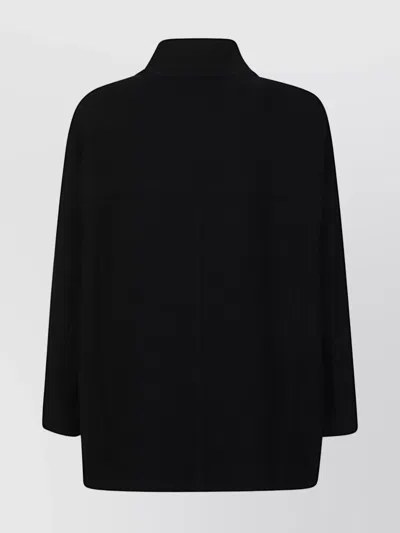 Isabel Marant Cappotto Fiby In Misto Lana Nera Donna In Black