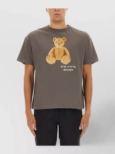 Palm Angels Bear In Mind T-shirt In Brown