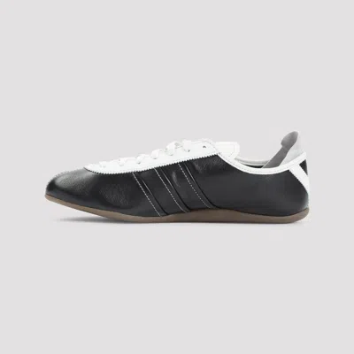 Y-3 Debossed Leather Tokyo Sneakers With Lace-up Closure