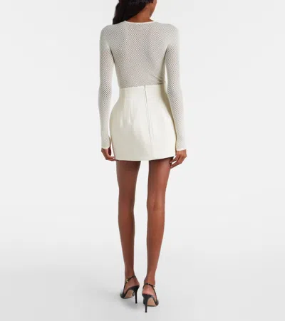 Wardrobe.nyc Wardrobe. Nyc Rhw Miniskirt In White
