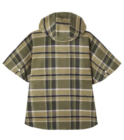 Chloé Plaid Coat In Multi