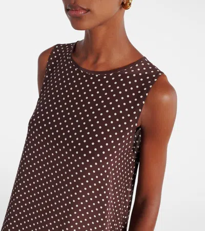 波点真丝中产连衣裙