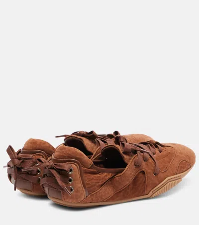 Acne Studios Lace-up Shoes In Brown