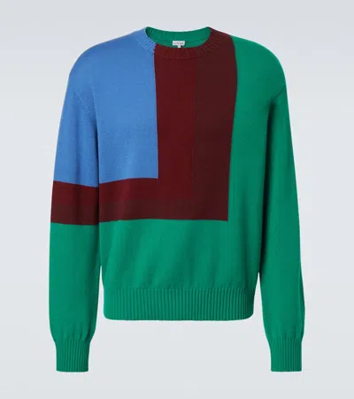 Loewe Wool Sweater Knitwear Multicolor In Multi