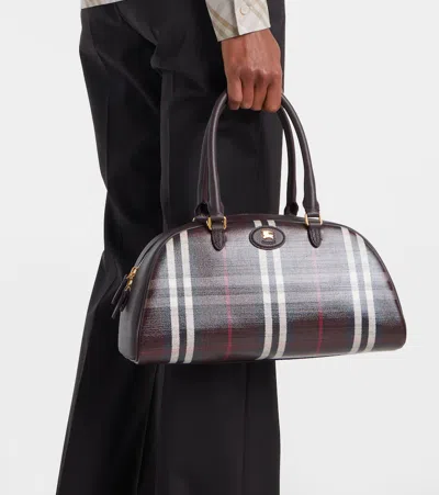 Burberry London Slim Fit Cotton Check Shirt In Brown