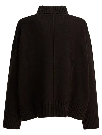 Soeur William High Neck Wool Knit Pullover In Multi