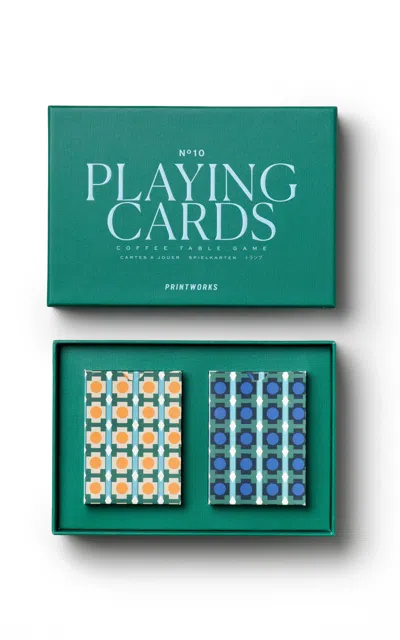 Printworks Double Playing Cards In Green