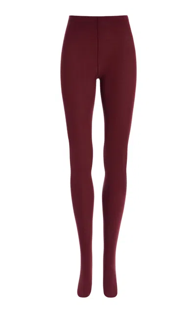 Swedish Stockings Olivia Premium Tights In Burgundy