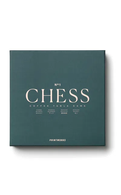 Printworks Chess Set In Green