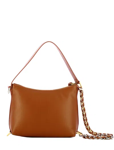Coccinelle Chain Strap Shoulder Bag In Brown