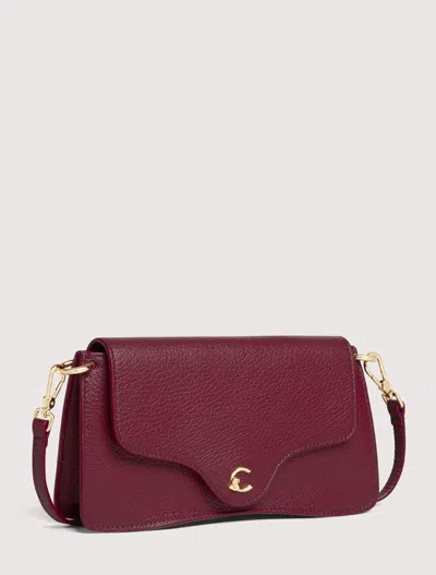 Coccinelle Mini Bag C-me In Burgundy