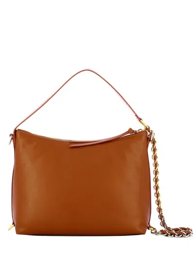 Coccinelle Chain Strap Shoulder Bag In Brown