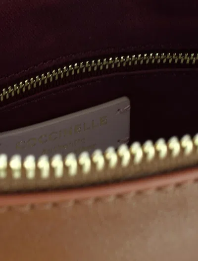 Coccinelle Chain Strap Shoulder Bag In Brown