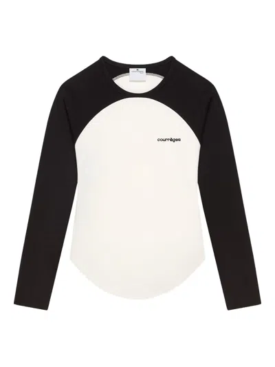 Courrèges T-shirt Courreges In Black