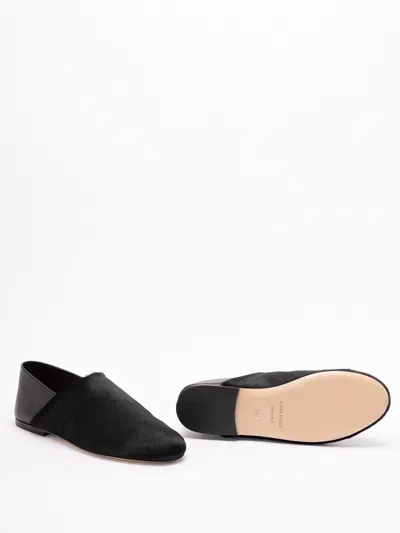 Alberta Ferretti Logo-debossed Leather Loafers In Multi