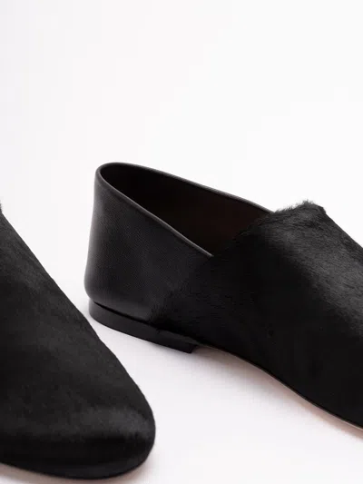 Alberta Ferretti Logo-debossed Leather Loafers In Multi