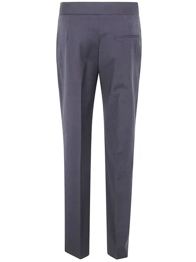 Alberta Ferretti Pants With Belt Loops And Pockets In Black