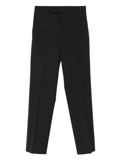 Alberta Ferretti Pants With Belt Loops And Pockets In Black