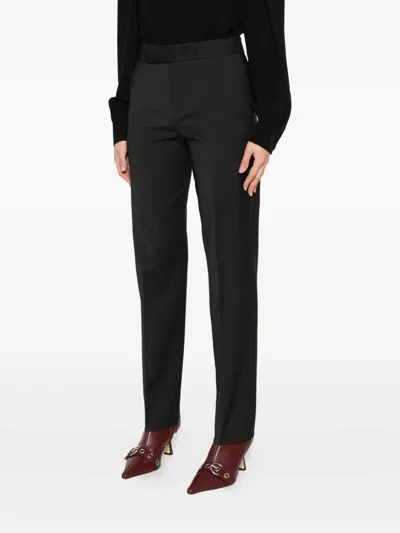 Alberta Ferretti Pants With Belt Loops And Pockets In Black