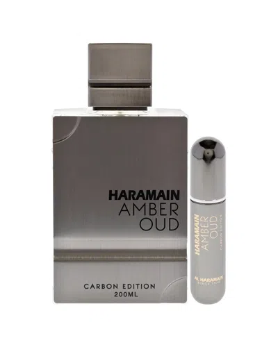 Al Haramain Men 6.7oz Amber Oud - Carbon Edition Edp In Gray