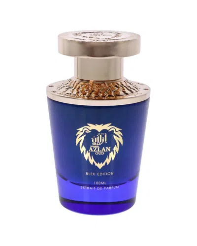 Al Haramain Men 3.33oz Azlan Oud Bleu Edp In Transparent