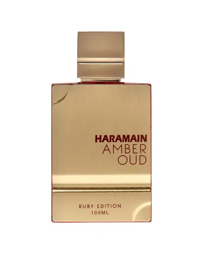 Al Haramain Unisex 3.4oz Amber Oud - Ruby Edition Edp In Gold