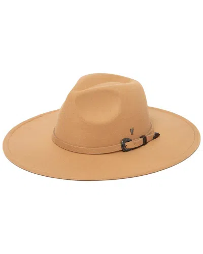 Frye Pinch Crown Fedora In Brown
