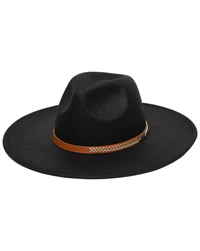 Frye Stiff Brim Fedora In Black