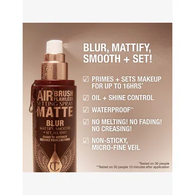 Charlotte Tilbury Airbrush Flawless Finish Setting Spray Matte In Brown