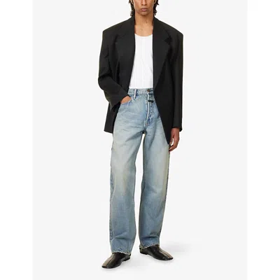 Fear Of God 5 Pocket Straight Leg In Blue