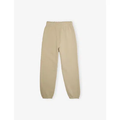 Essentials Abbey Stone Classic Logo Cotton-blend Jogging Bottoms 2-1 In Brown