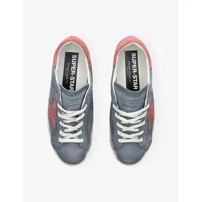 Golden Goose Super Star Nabuk Upper Toe And Tong In Multi