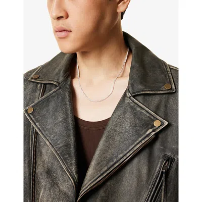 Commonlines Mens Mini Cuban 925 Sterling Silver Necklace In Silver