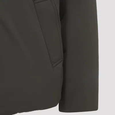 Bottega Veneta Insulated Jacket With Quilted Collar And Pockets In Gray