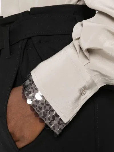 Brunello Cucinelli Sequin-embellished Silk Shirt In Multi