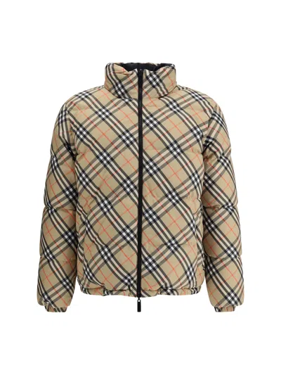 Burberry Snowdon Traditional Check Reversible Jacket In Multi