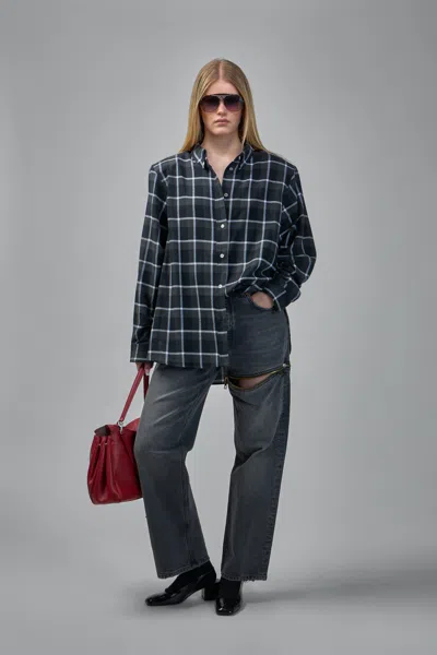 Frenken Classic Oversized 1980s Mens Shirt In Black | ModeSens