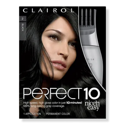 Clairol Perfect 10 Nice 'n Easy Hair Color - Black 2 In Black