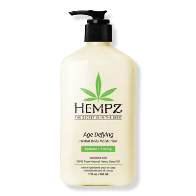 Hempz Age Defying Herbal Body Moisturizer 17 Oz. In Metallic